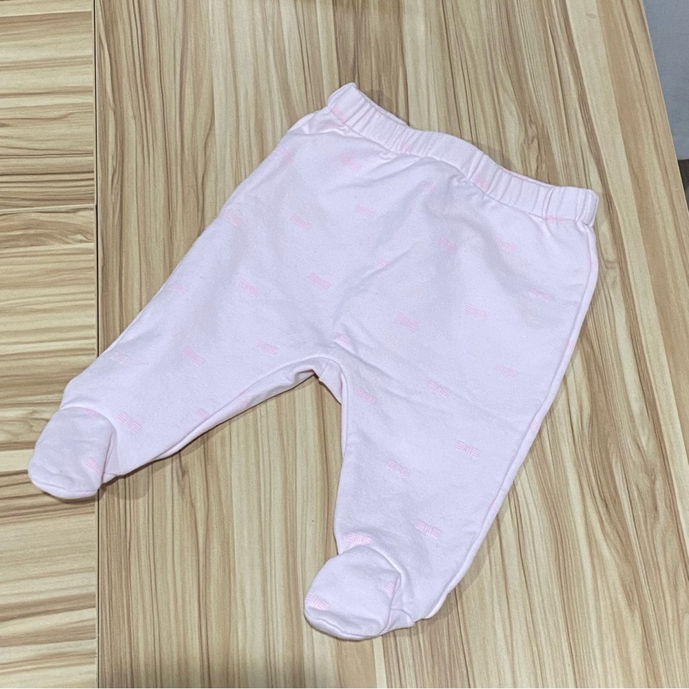 Jacadi Soft Pink Baby Footed One Piece